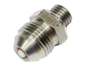 15807 - Check Valve, AN-8 Male to M12x1.5mm, Stainless Steel