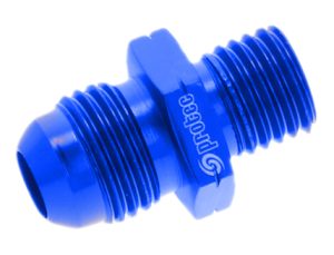 15812 - Adaptor, AN-6 to M12x1.5mm, Viton O Ring, Blue
