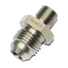 15826 - Adaptor, AN-6 to M10x1mm, Male-Male, Stainless