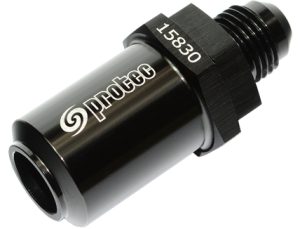 15830 - Check Valve, to Suit Std Bosch pump. AN-6 Male, Black
