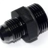 15838 - Adaptor, AN-10 to AN-12 ORB, Male-Male, Including Viton O Ring, Black
