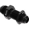 15870 - Bulkhead Fitting, AN-6 Male to AN-6 Male, Straight, Black