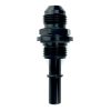 15881 - Bulkhead Fitting, AN-8 Male to 3/8 SAE QD male, O Ring Seal, Black