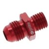 15811 - Adaptor, AN-6 to M12x1.5mm, Viton O Ring, Red