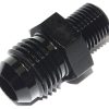 15824 - Adaptor, AN-6 to M10x1mm, Male-Male, Black