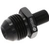 15825 - Adaptor, AN-8 to M10 x 1mm, Male-Male, Black