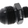 15837 - Adaptor, AN-10 to AN-6 ORB, Male-Male, Including Viton O Ring, Black