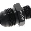 15839 - Adaptor, AN-8 to AN-6 ORB, Male-Male, Including Viton O Ring, Black