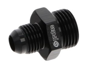 15841 - Adaptor, AN-6 to AN-8 ORB, Male-Male, Including Viton O Ring, Black