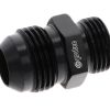 15843 - Adaptor, AN-10 to AN-8 ORB, Male-Male, Including Viton O Ring, Black