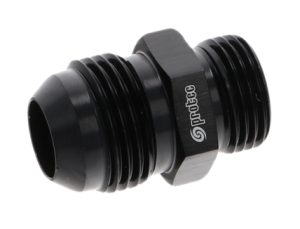 15843 - Adaptor, AN-10 to AN-8 ORB, Male-Male, Including Viton O Ring, Black