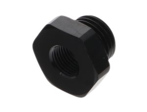 15894 - Port Plug, AN-8 ORB, Hex Head, Including Viton O Ring, Black