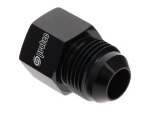 15898 - Adaptor, AN-10 Male to AN-8 Female, Viton O Ring, Black