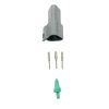 16408 - Electrical Connector, Deutsch DT04-3P, female, including terminals and securing clip